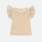 Bluza copii Angels face pentru fata cu maneci scurte din tul