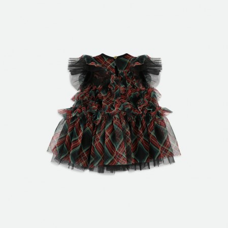 Rochita bebe Angels face pentru fetita cu fundite din tul