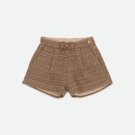 Pantaloni scurti copii Angels face pentru fata cu fundita