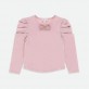 Bluza copii Angels face pentru fata cu fundita si maneci bufante Bluza copii Angels face pentru fata cu fundita si maneci bufante