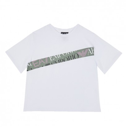 Tricou copii EA7 pentru fata cu logo