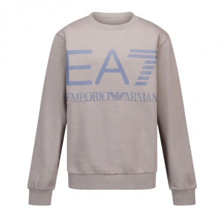 Bluza copii EA7 pentru baiat cu logo mare in fata