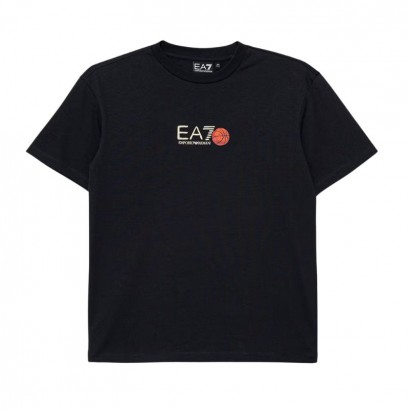 Tricou copii EA7 pentru baiat cu aplicatie la spate