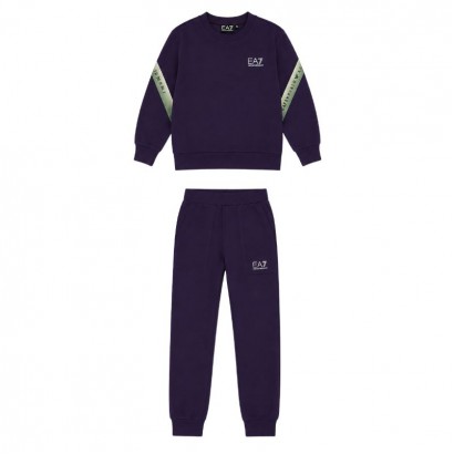 Set sport copii EA7 pentru fata 2 piese