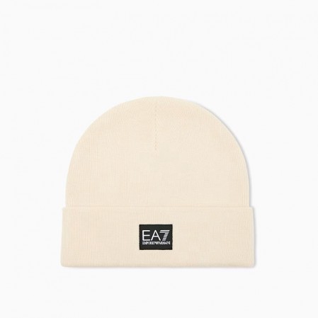 Caciula copii EA7 unisex cu logo in fata