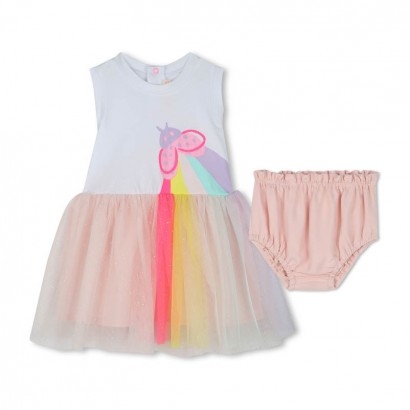 Rochita bebe Billieblush cu buburuza si fara maneci