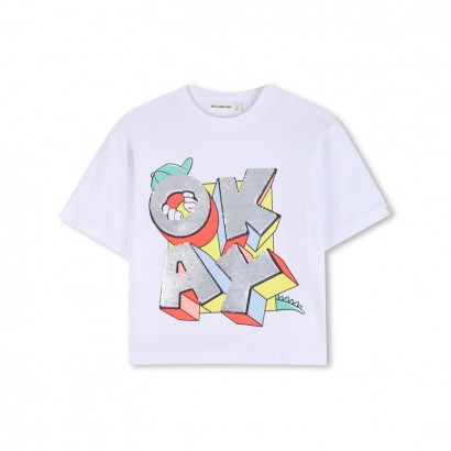 Tricou copii Billieblush pentru baiat cu aplicatie de efect