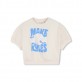Tricou copii Billieblush pentru fata cu aplicatie in fata