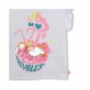 Tricou copii Billieblush pentru fata cu aplicatia flamingo