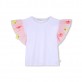 Tricou copii cu broderie flori Billieblush pentru fata fara maneci Tricou copii cu broderie flori Billieblush pentru fata fara maneci