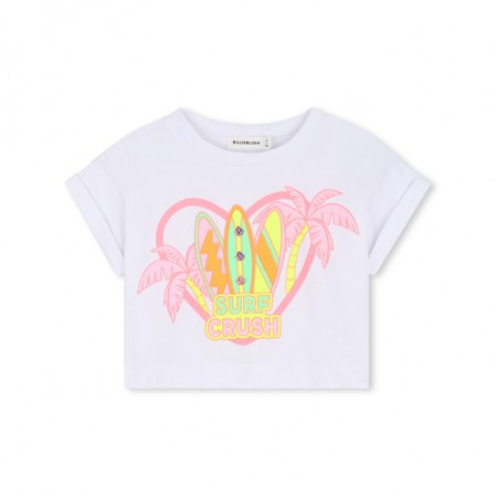 Tricou scurt copii Billieblush pentru fata Surf Crush