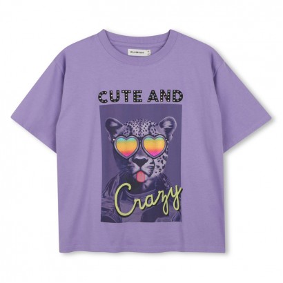 Tricou copii Billieblush pentru fata cu leopard