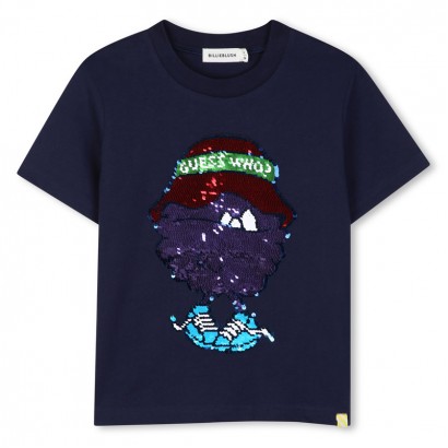 Tricou copii Billieblush pentru baiat cu aplicatie paiete