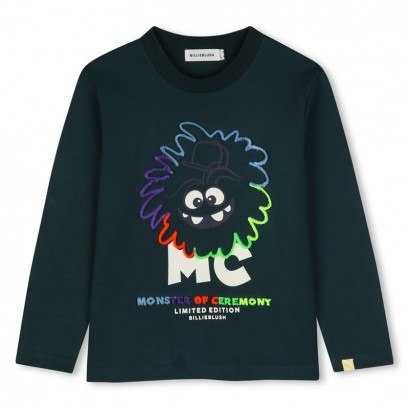 Bluza copii Billieblush pentru baiat cu inscriptie Monster