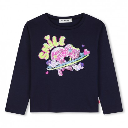 Bluza copii Billieblush pentru fata cu aplicatie din paiete