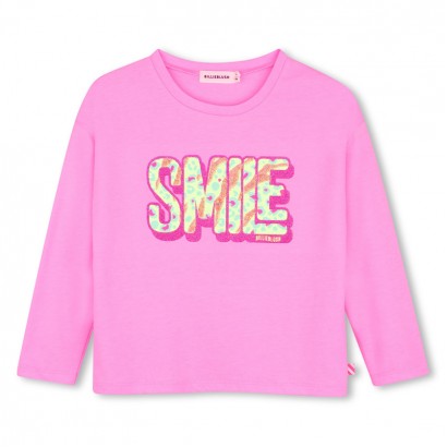 Bluza copii Billieblush pentru fata cu inscriptie Smile