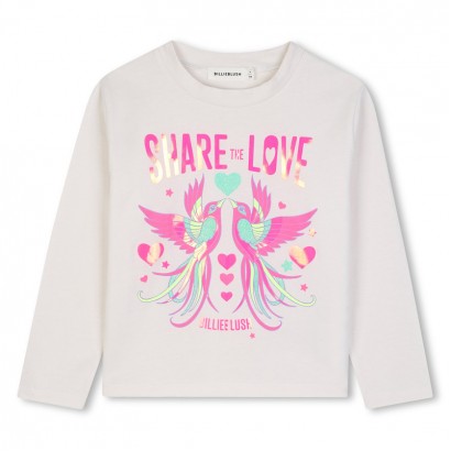 Bluza copii Billieblush pentru fata cu pasari