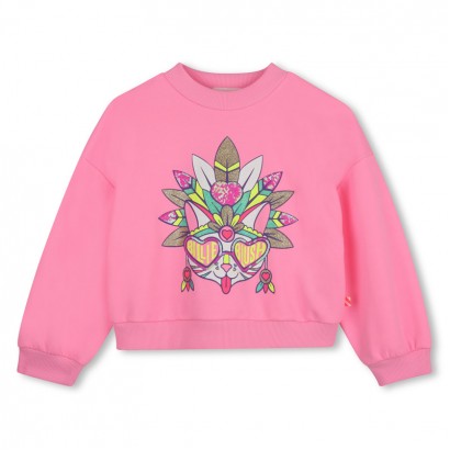 Bluza copii Billieblush pentru fata cu aplicatie si logo