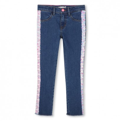 Blugi copii Billieblush pentru fata Slim Fit cu paiete