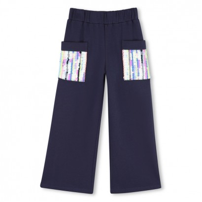 Pantaloni sport de copii Billieblush pentru fata cu paiete