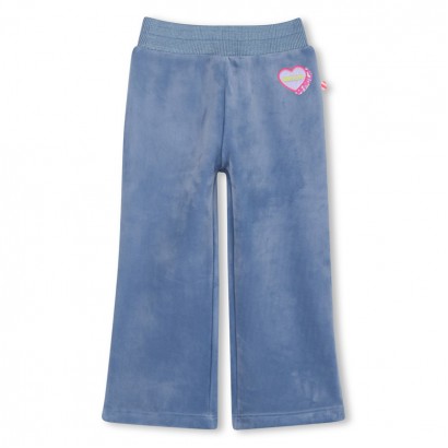 Pantaloni sport copii Billieblush pentru fata cu broderie inima
