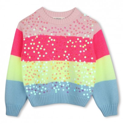 Pulover copii Billieblush pentru fata paiete