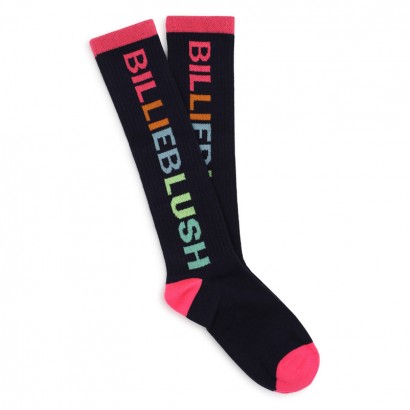 Sosete copii Billieblush pentru fata cu inscriptie logo