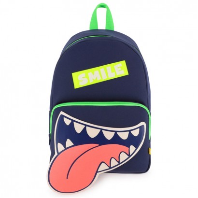 Rucsac copii Billieblush pentru fata cu inscriptie Smile