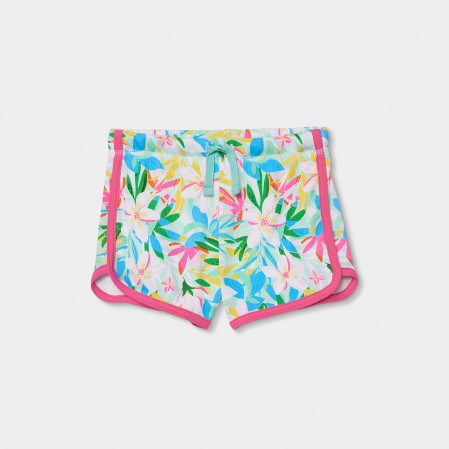 Pantaloni scurti rips copii Boboli pentru fata cu print floral