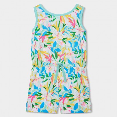 Salopeta scurta copii Boboli pentru fata cu print floral