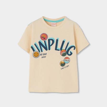 Tricou copii Boboli pentru baiat Unplug