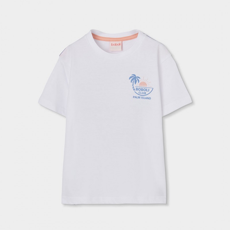 Tricou copii Boboli pentru baiat Palm island