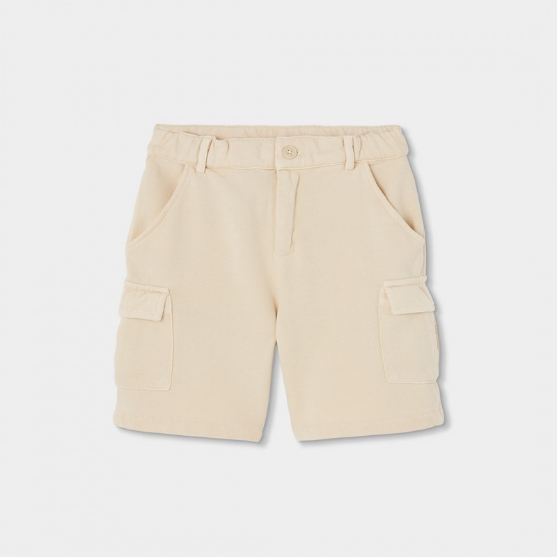 Pantaloni scurti copii Boboli de baiat buzunare si ajustare in talie