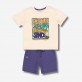 Set copii Boboli pentru baiat din doua piese cu pantaloni scurti