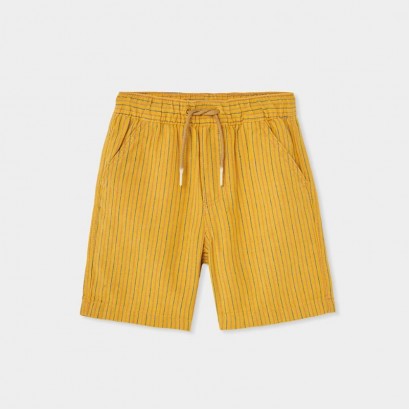 Pantaloni scurti copii Boboli pentru baiat cu sireturi si 4 buzunare