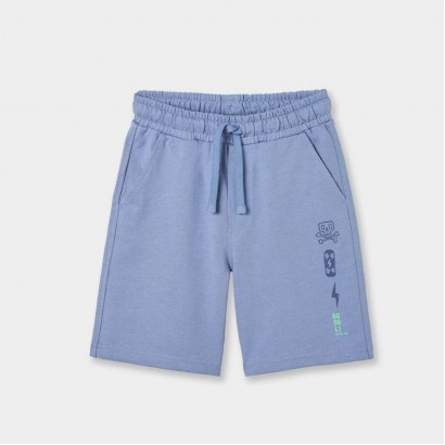 Pantaloni scurti copii Boboli pentru baiat cu sireturi si buzunare