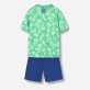 Set copii Boboli pentru baiat din doua piese cu print tropical Set copii Boboli pentru baiat din doua piese cu print tropical