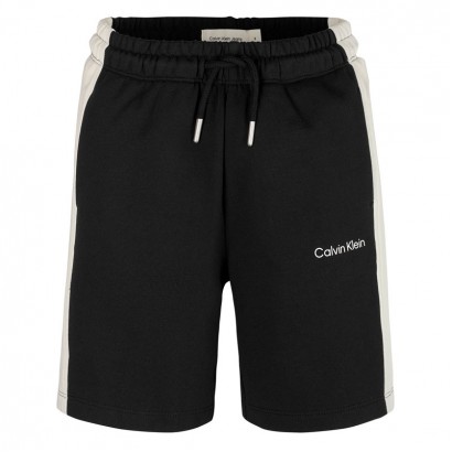 Pantaloni scurti copii Calvin Klein pentru baiat logo si cu sireturi
