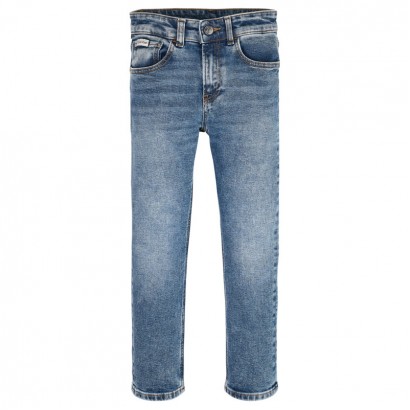 Blugi copii Calvin Klein pentru baiat cu 5 buzunare