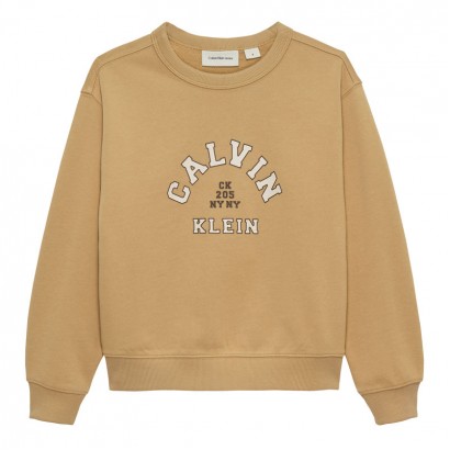 Bluza copii Calvin Klein pentru baiat cu inscriptie logo
