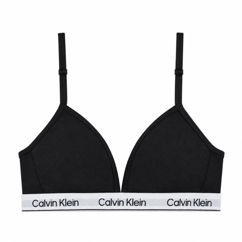 Set lenjerie intima copii Calvin Klein de fata cu inscriptie logo