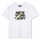 Tricou copii DKNY pentru baiat cu aplicatie si logo