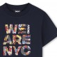 Tricou copii DKNY pentru baiat cu aplicatie si logo