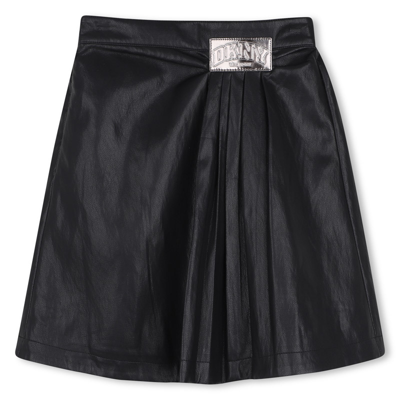 Fusta scurta copii DKNY din piele ecologica