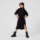 Tricou scurt copii DKNY pentru fata cu guler inalt si fermoar