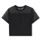 Tricou scurt copii DKNY pentru fata cu maneci transparente