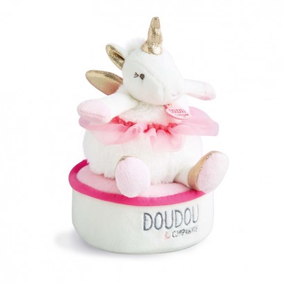 Jucarie muzicala Unicorn rotativ Doudou et  Compagnie