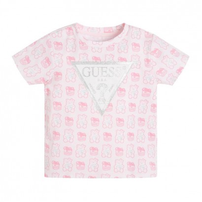 Tricou copii Guess unisex cu print de ursuleti