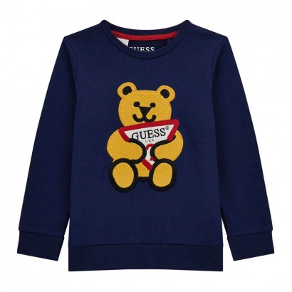 Bluza copii Guess pentru baiat cu ursulet in fata