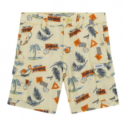 Pantaloni scurti cargo copii Guess pentru baiat din in